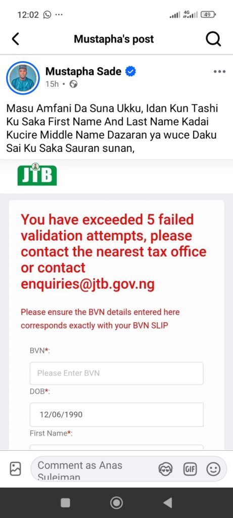 How to Resolve TIN Registration Bvn